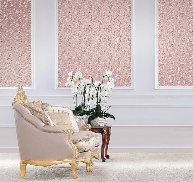 Флизелиновые обои в гостиной